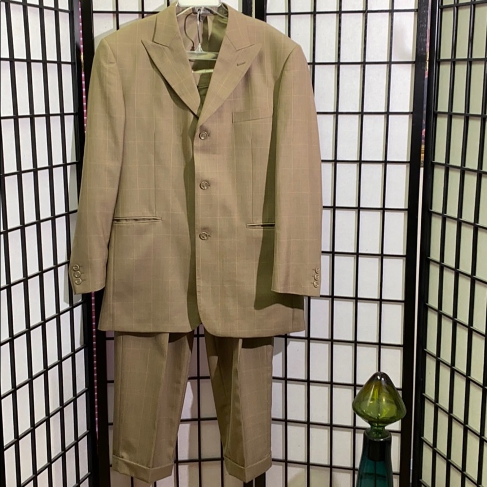 Vanetti Suit 40R Jacket 33R Pants 32 Inseam
